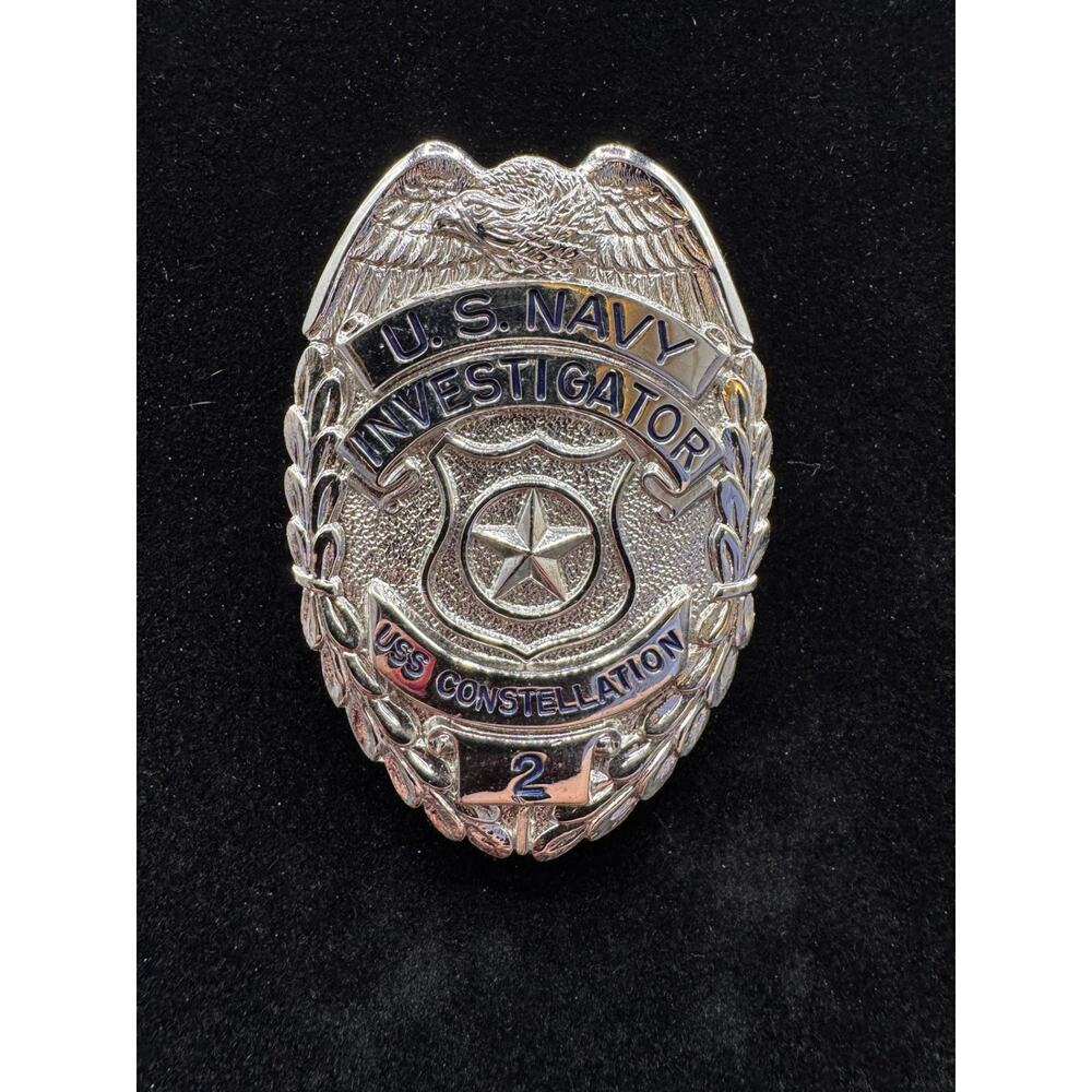 USS Constellation Investigator Badge